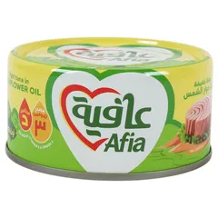 Afia Light Tuna Solid In Sunflower Oil 185g