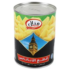 Manal Pineapple Chunks 565g