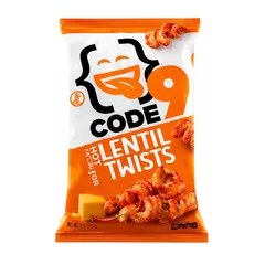 Code 9 Lentil Twists Hot Cheddar Flavored Gluten Free 113 G