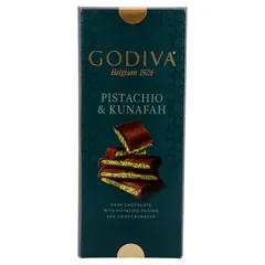 Godiva Dark Chocolate With Pistachio Filling And Crispy Kunafah 124g