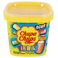 Chupa Chups Mini Tubes Soft And Chewy Mixed Fruit Flavours 150g