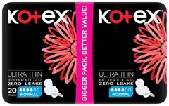 Kotex Ultrathin Pads Normal With Wings 20 Pads