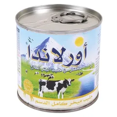 حليب مبخر كامل الدسم