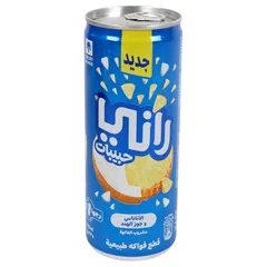 حبيبات مشروب الأناناس وجوز الهند مع قطع الفواكه الطبيعية