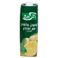 شراب ليمون وتفاح ونعناع