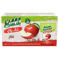 عصير تفاح عضوي بدون سكر مضاف
