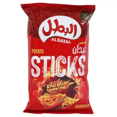 Al Batal Potato Sticks Extra Chili 80g