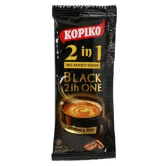 Kopiko 2in1 Black Coffee No Added Sugar 10g