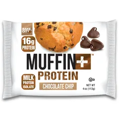 Bake City Muffin Plus Protein Chocolate Chip 4oz
