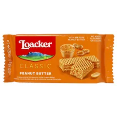 Loacker Classic Peanut Butter Cream Wafer 45 G