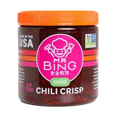 مستر بينغ صوص زيت فلفل مقرمش معتدل خالي من الغلوتين