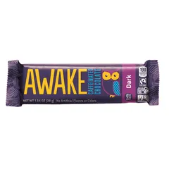 Awake Gluten Free Caffeinated Dark Chocolate Bar 38 G