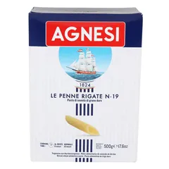 Agnesi Pasta Penne Rigate 500 G