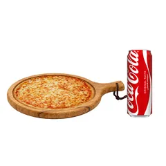 Danube Bakery Manageesh Cheese, Sauce with Meat + Coca Cola 320 ml