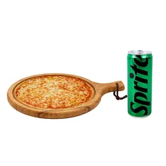 Danube Bakery Manageesh Cheese, Sauce with Meat + Sprite Zero Calories 320ml