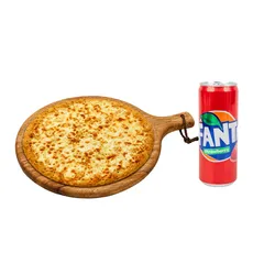 Danube Bakery Manageesh Cheese + Fanta Strawberry 320 ml