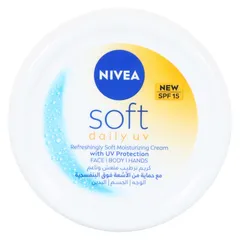 Nivea Soft Daily Uv Moisturizing Cream Spf 15 200 Ml