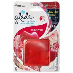 Glade Air Freshener Sensation I Love You Scent Car Freshener 8g