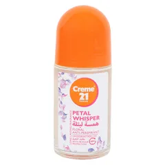 Creme 21 Petal Whisper Floral Anti Perspirant Roll On Deodorant 50 Ml