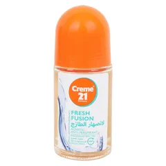 Creme 21 Fresh Fusion Aquatic Anti Perspirant Roll On Deodorant 50 Ml