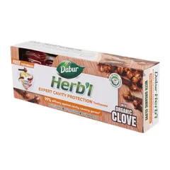 Dabur Herbal Organic Clove Toothpaste Plus Toothbrush 150 G