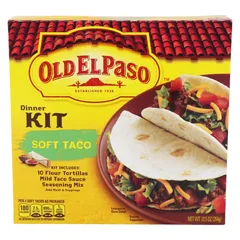 Old El Paso Dinner Kit Soft Taco 12 Dot 5 Oz