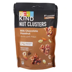 Be Kind Milk Chocolate And Hazelnut Nut Clusters 80g