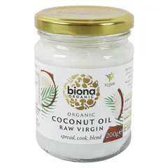 Biona Organic Raw Virgin Coconut Oil 200g