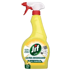 Jif Ultra Degreaser All Purpose Spray Lemon 470 Ml