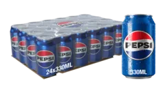Pepsi Carbonated Soft Drink 24 × 330 Ml