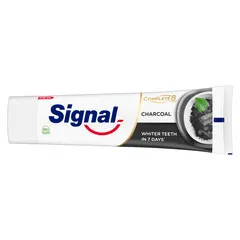Complete 8 Nature Elements Toothpaste For A Whiter Smile In 7 Days Charcoal with Zinc For Natural Antibacterial Protection