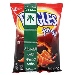 قراقيش ذرة بطعم حار مثل النار