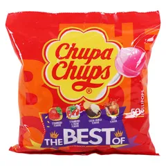 Chupa Chups Assorted Flavors Lollipop 10 × 50 × 11g
