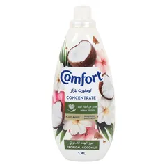 Comfort Ultimate Care Naturals Concentrated Fabric Softener Tropical Coconut 1 Dot 4 L
