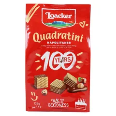 Loacker Quadratini Napolitaner Bite Size Wafer 125g