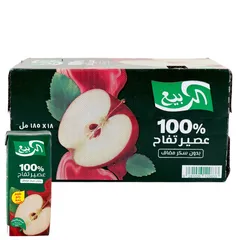 عصير تفاح بدون سكر مضاف