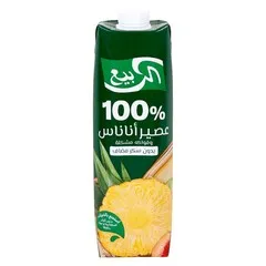 عصير أناناس وفواكه مشكلة بدون سكر مضاف