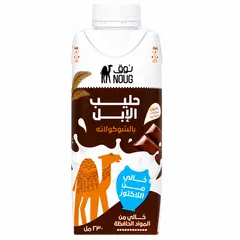 Noug Long Life Camel Milk With Chocolate 230 Ml