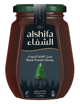 الشفاء عسل الغابة السوداء 250 جم