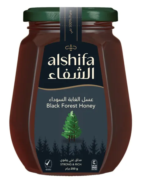 الشفاء عسل الغابة السوداء 250 جم