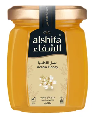 الشفاء عسل زهرة الاكاسيا 125 جم