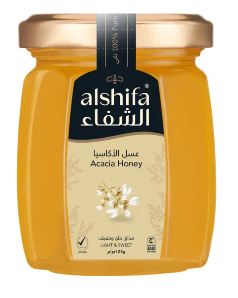 الشفاء عسل زهرة الاكاسيا 125 جم