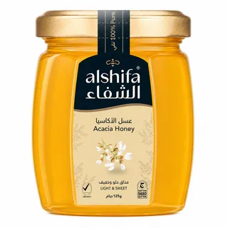 الشفاء عسل زهرة الاكاسيا 125 جم