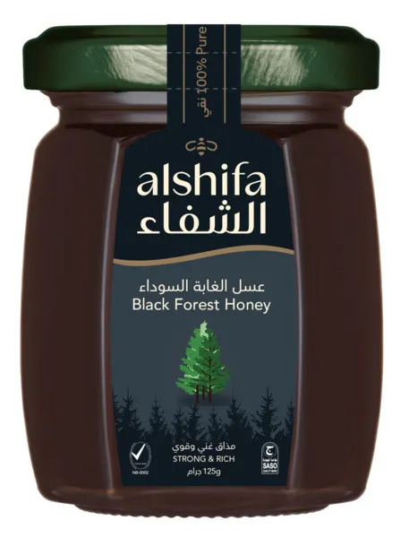 الشفاء عسل الغابة السوداء 125 جم