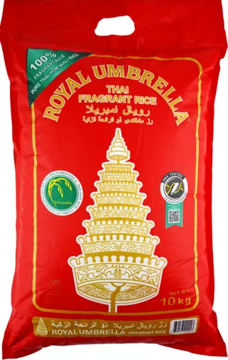 Royal Umbrella Thai Fragrant Jasmine Rice 10Kg