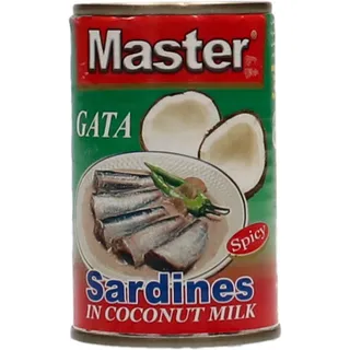 Master Sardines In Coconut Milk 155G
