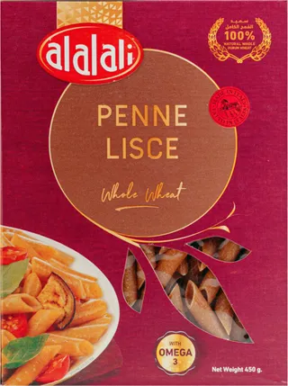 Al Alali Whole Wheat Penne Pasta With Omega 3 450G