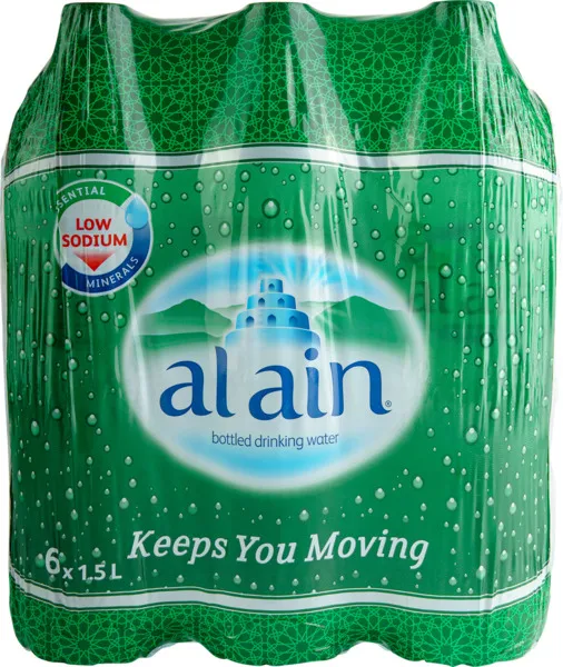 Al Ain Low Sodium Bottled Drinking Water 6X1.5L