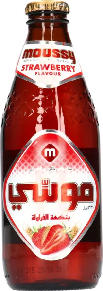 Moussy Non-Alcoholic Malt Beverage Strawberry Flavor