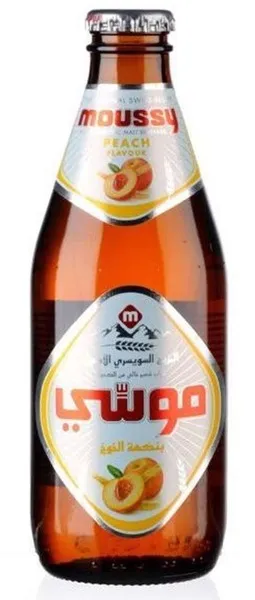 Moussy Non-Alcoholic Malt Beverage Peach Flavor